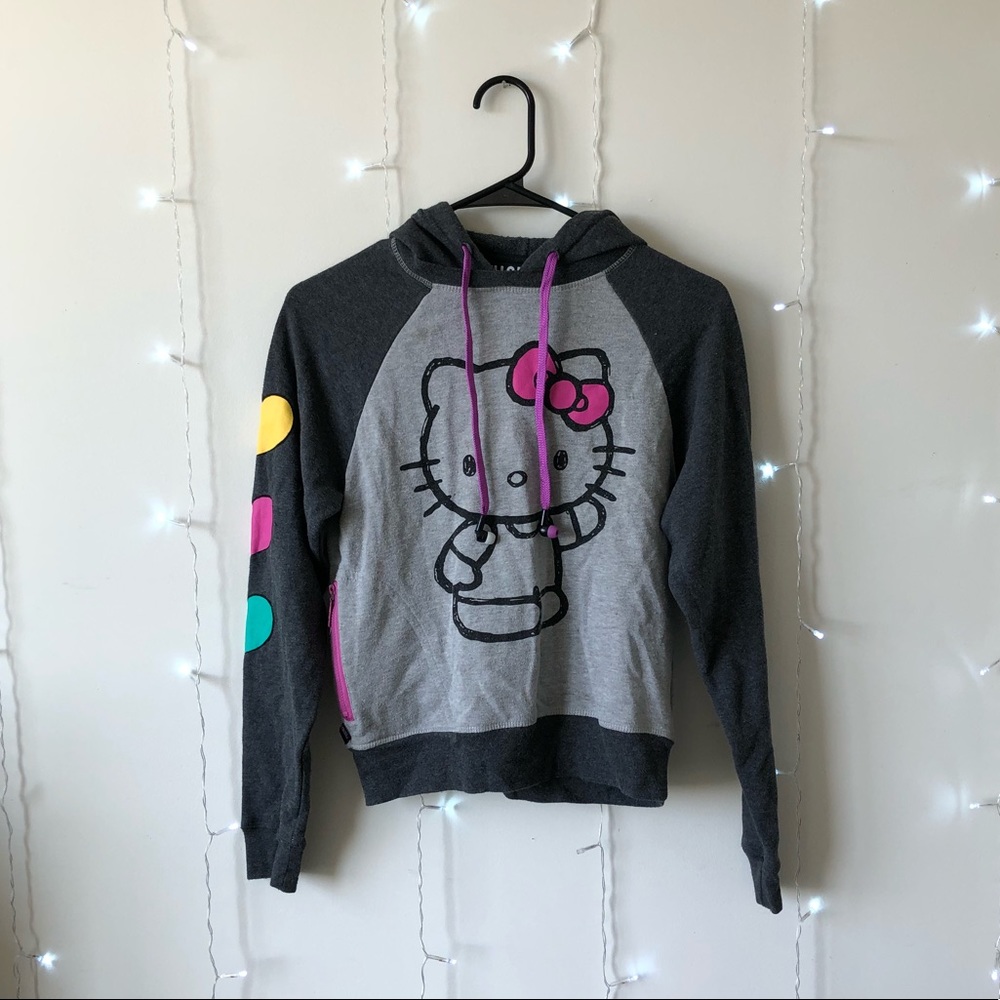 Hello Kitty Hoodie With Earbuds
